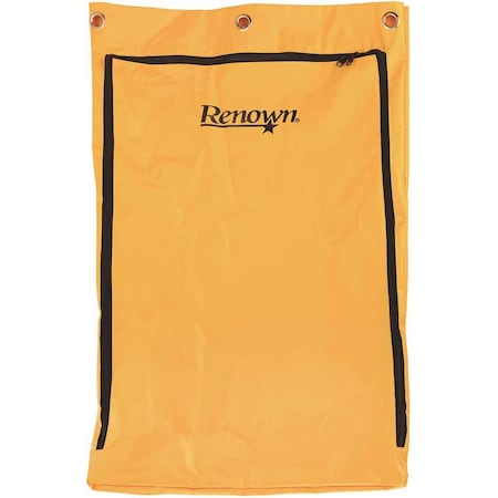Renown Tool Bag, VINYL REPLACEMENT BAG, WITH ZIPPER, YELLOW, Yellow REN05149-IB